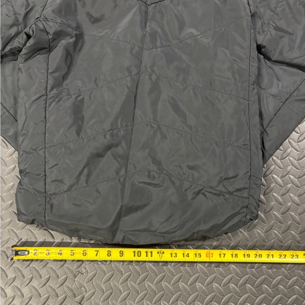 Adidas Men’s Small Black Lightweight Puffer Jacket Full Zip Athletic Coat - Picture 8 of 10